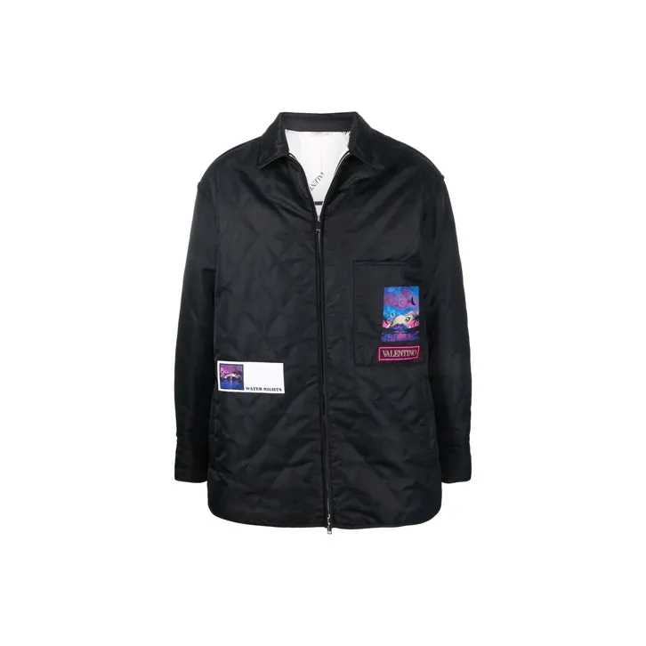 Valentino Jackets Men Black-0