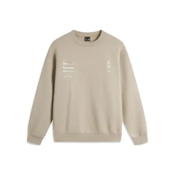 LiNing Sports Trend Series Sweatshirt Unisex Mink Taupe