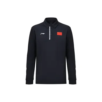 LiNing Polo Shirt Unisex Deep Enigmatic Blue