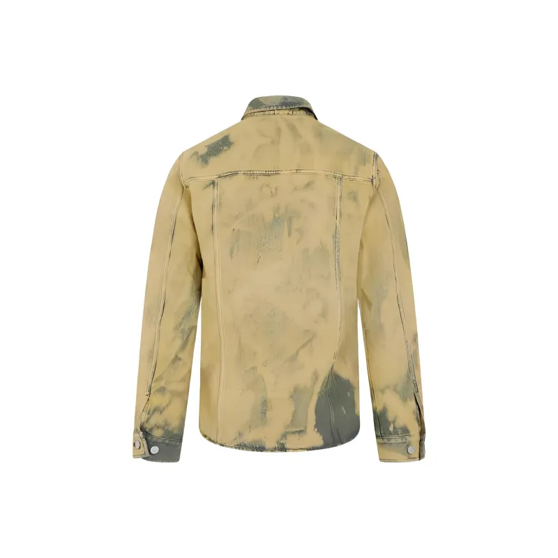 DRIES VAN NOTEN Denim Jacket Men's Yellow-1
