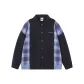 Dark Navy Blue Plaid
