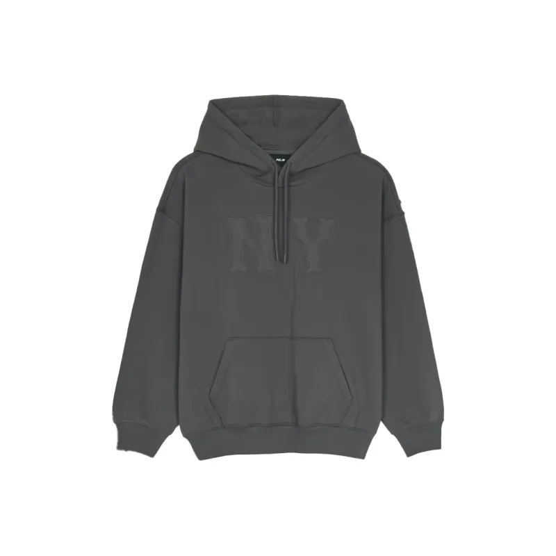 MLB MEGA OVERFIT New York Yankees Sweatshirt Unisex Charcoal Gray-0