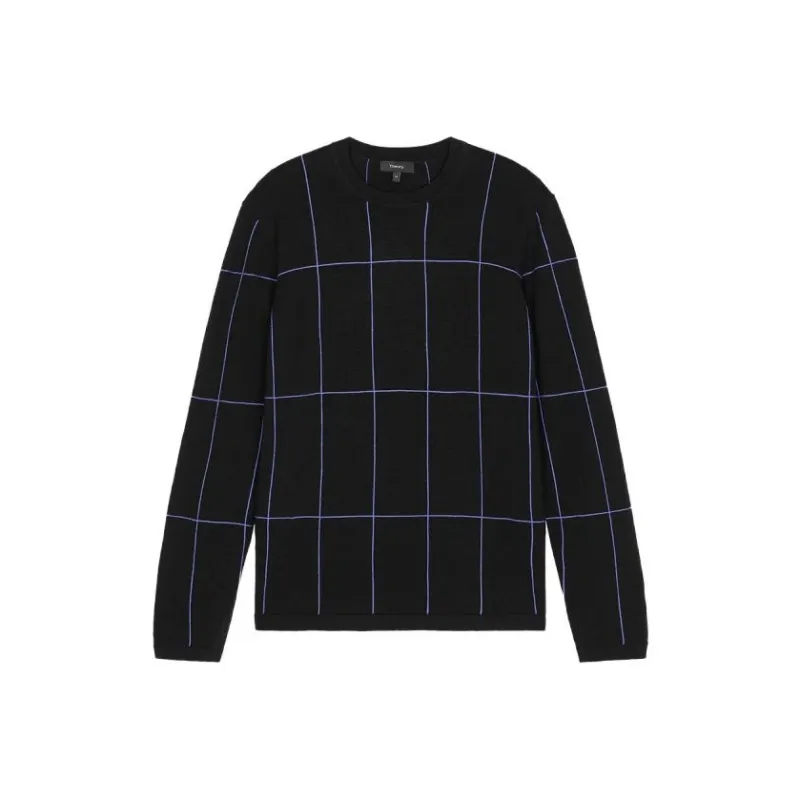 THEORY Sweater Men's Black/Blue-0