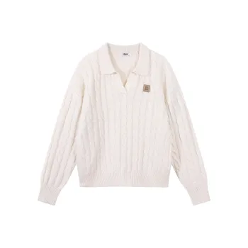 MATCHA STORY Sweater Unisex Beige