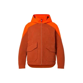 LOUIS VUITTON Monogram Hooded Denim Jacket