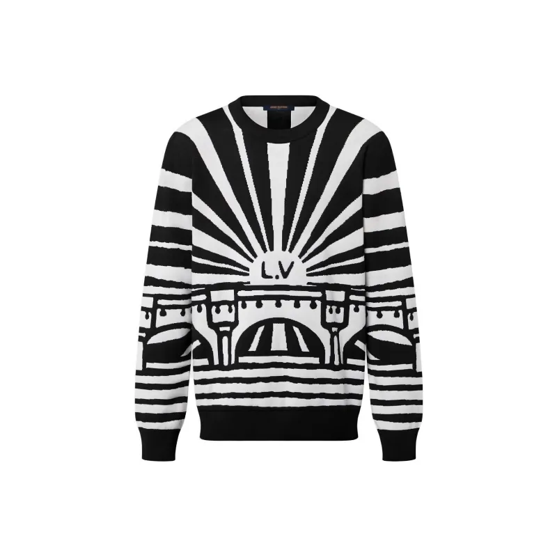 LOUIS VUITTON SS24 Sweater Men's Black-0