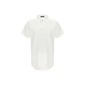 Loro Piana Button Detailed Short Sleeved Polo Shirt