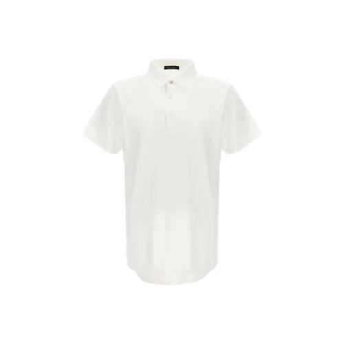 Loro Piana Button Detailed Short Sleeved Polo Shirt