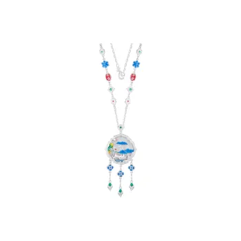 SHUIBEI 999 Fine Silver Necklaces Women's