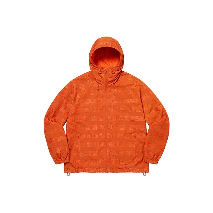 Supreme Logo Ripstop Hooded Track Jacket-2