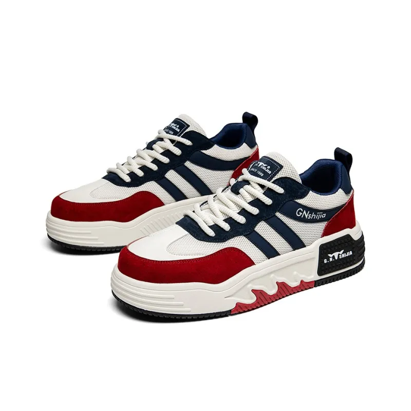 G.N.SHIJIA Lightweight Breathable Height Increasing Low Top Skateboard Shoes Men's-16