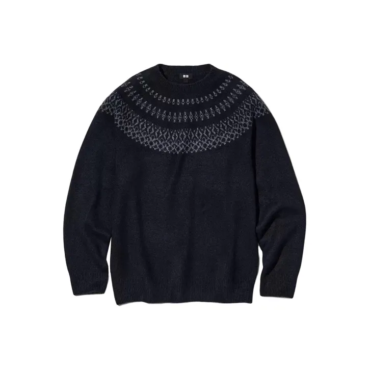UNIQLO Knitwear Unisex Navy Blue-0