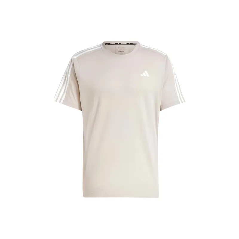 Adidas Free Shipping With AdiClub Own The Run 3-Stripes Tee-0