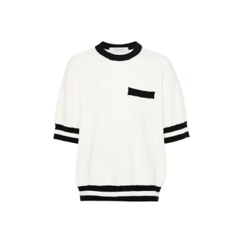 Golden Goose Striped Edge Knitted Sweater