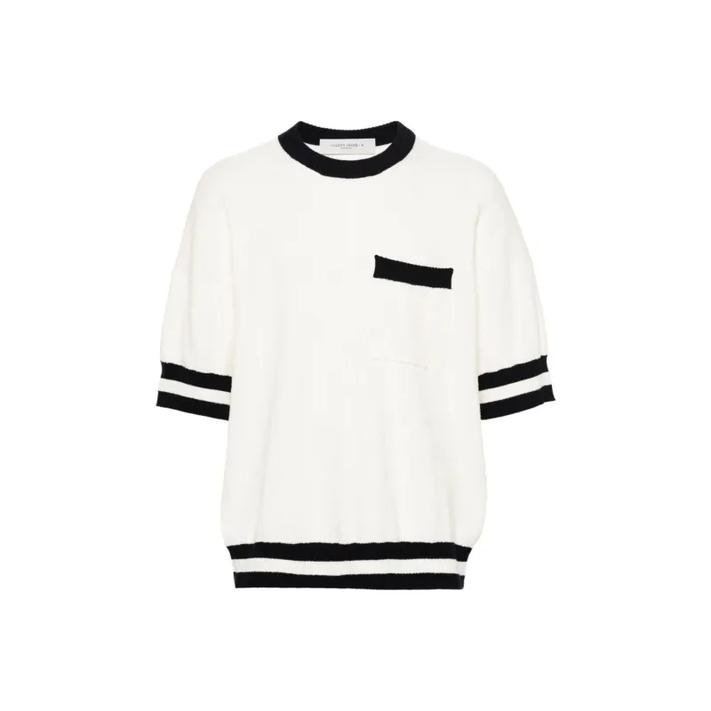 Golden Goose Striped Edge Knitted Sweater-0