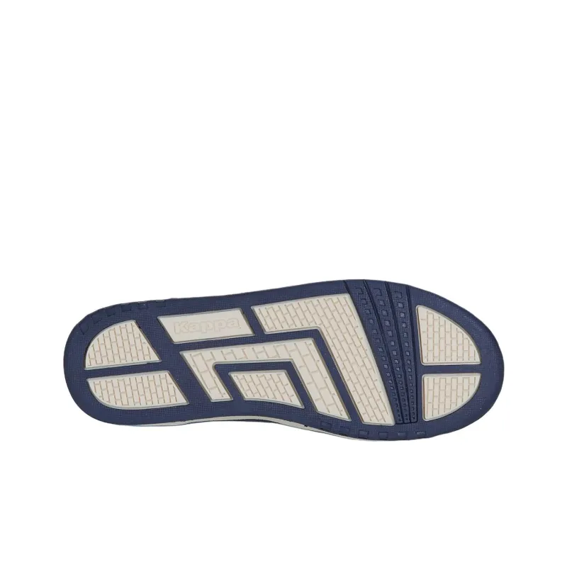 Kappa Leisure Collection Anti Slip Wear Resistant Low Top Skateboard Shoes Women's White Blue-3