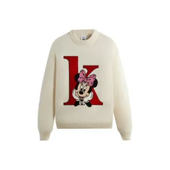 KITH X Disney Mickey & Friends Minnie K Crewneck Sweater