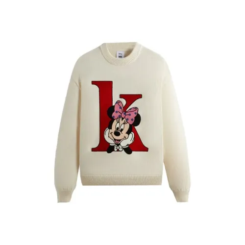 KITH X Disney Mickey & Friends Minnie K Crewneck Sweater
