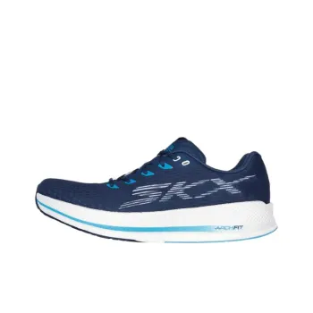 Skechers GO RUN RAZOR 5 Low Top Running Shoes Men's Marine Blue