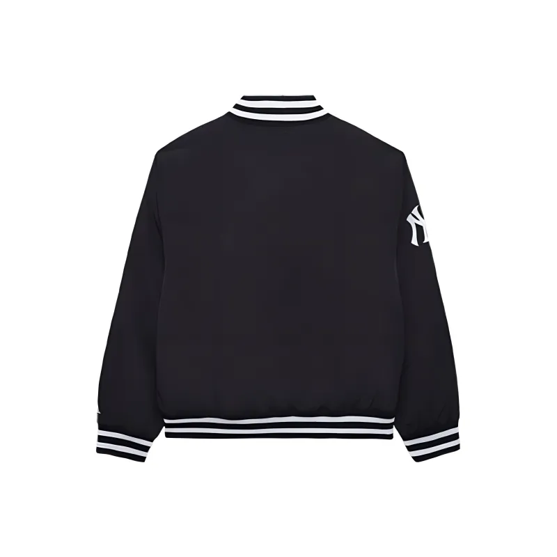 New Era x MLB Baseball Jacket Unisex Black-1