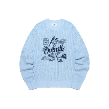 Lee Knitwear Men Sky Blue