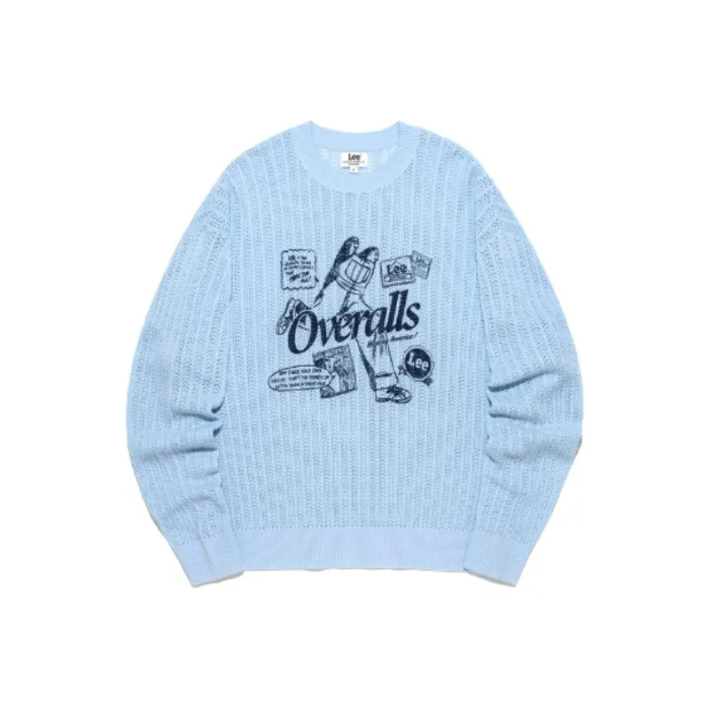 Lee Knitwear Men Sky Blue-0