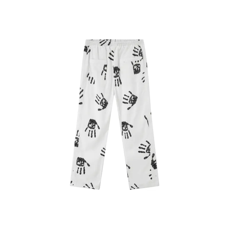 SODIFF Casual Pants Unisex White-1