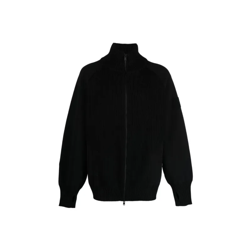Y-3 Zip-fastening Knitted Sweatshirt-0