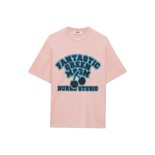 MSGM Slogan print T shirt