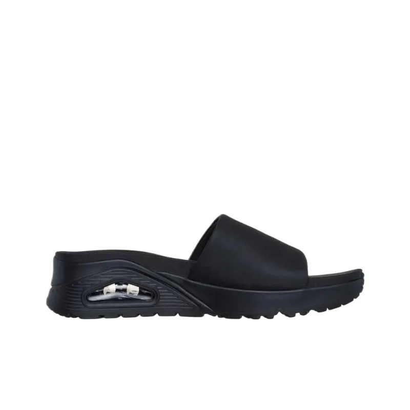Skechers Uno Slide Slippers Women's Black-1