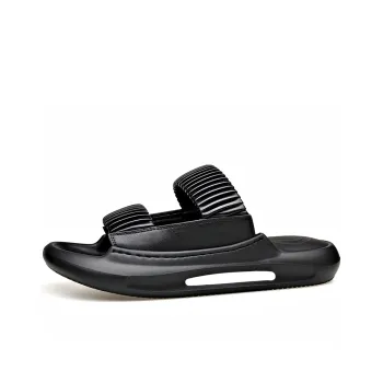 XIAOTOULANG Slip Resistant Odor Resistant Slide Slippers Men's Black