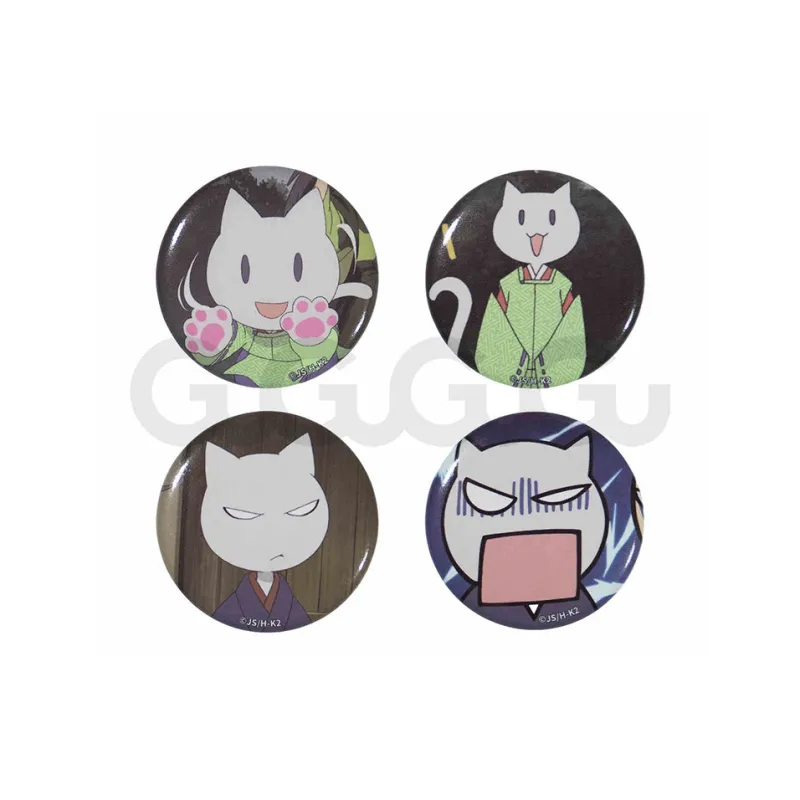 GuGuGuGu Fresh Look Girlish Enchanting Deity, Animation, Mini Tinplate Set Badges-2