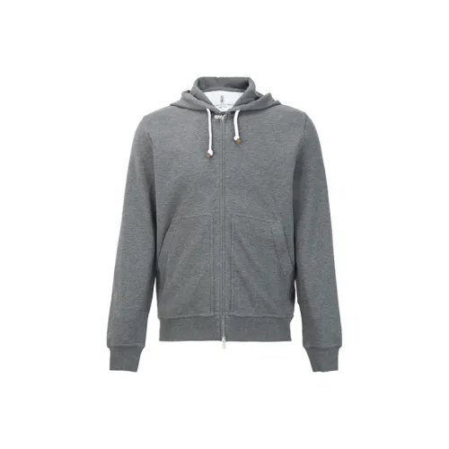 Brunello Cucinelli Jackets Men Gray