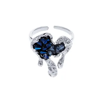 KING OF BLING Alloy, Glass Rings Women's