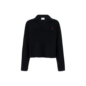 AMIPARIS Paris Ami De Coeur Long Sleeved Knitted Jumper