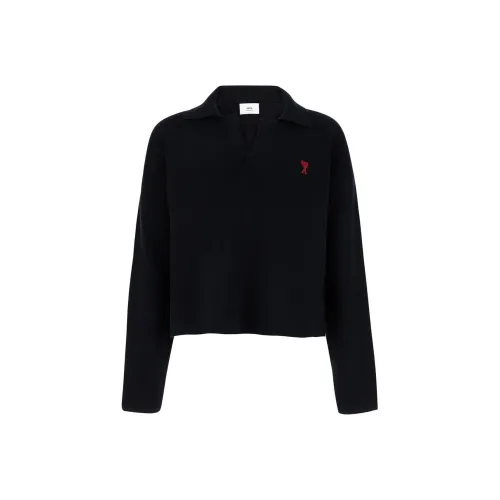 AMIPARIS Paris Ami De Coeur Long Sleeved Knitted Jumper