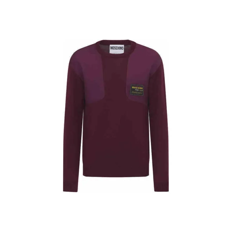 MOSCHINO Sweater Men's Burgundy-0