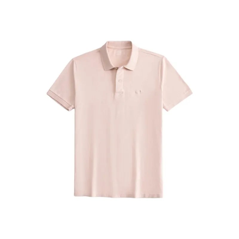 Hollister Polo Shirt Men's Pink-0