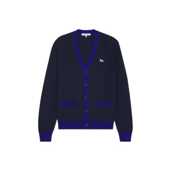 Maison Kitsune Baby Fox Patch Button Up Cardigan