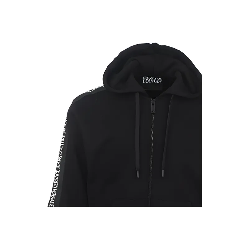 VERSACE JEANS COUTURE Zipped Drawstring Hoodie-4