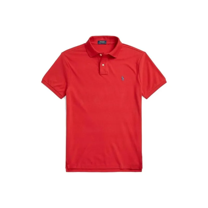 Polo Ralph Lauren Logo Embroidered Short Sleeved Polo Shirt-0