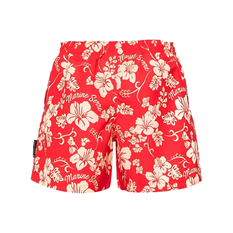 Marine Serre Floral print Swim Shorts-1