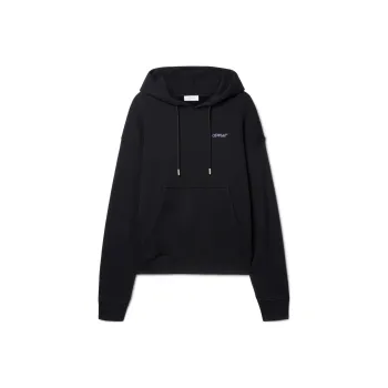 OFF WHITE Logo Embroidered Drawstring Hoodie