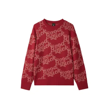 Skechers New Year Collection Sports Lifestyle Sweatshirt Unisex Red