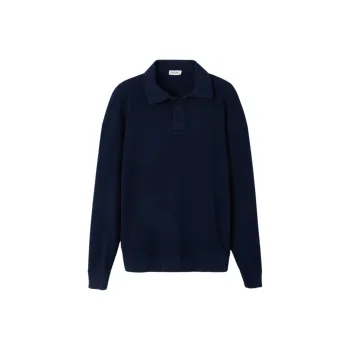 AMERICAN VINTAGE A.M FW24 Sweatshirt Ryvy Knitwear Men's Marine Blue