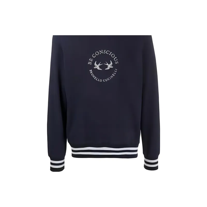 Brunello Cucinelli Sweatshirt Men's Blue-6