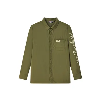 FILA Jackets Men Withered Moss Green