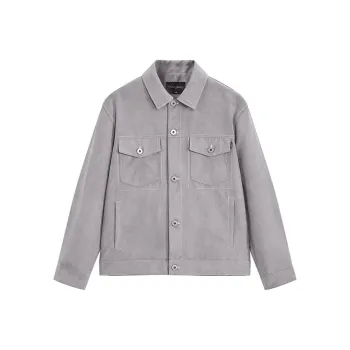 Doraemon X PEACEBIRD MEN Jackets Unisex Gray