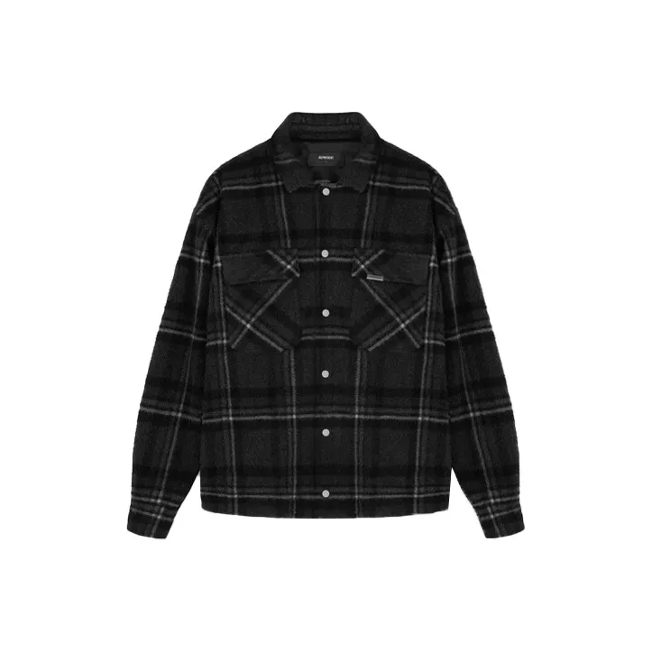 REPRESENT Jackets Men Black-0