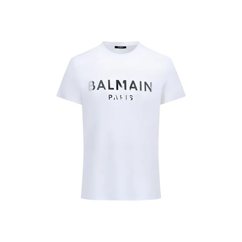 BALMAIN T Shirts Men White-0